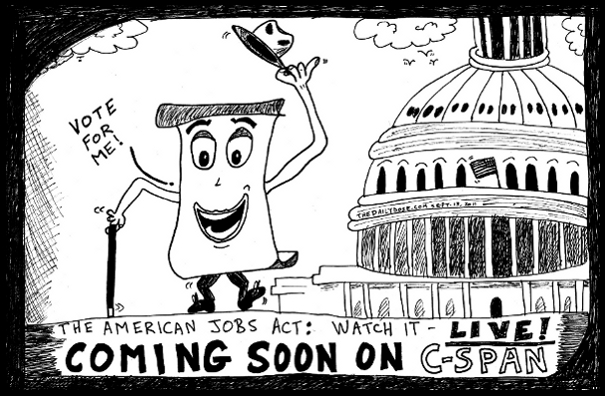 The American JOBS ACT Political cartoon and Top 10 American JOBS ACT ...
