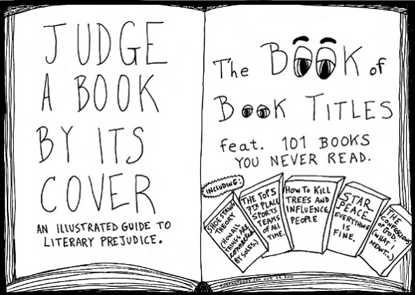 the book titles book cover editorial cartoon by laughzilla for the daily dose