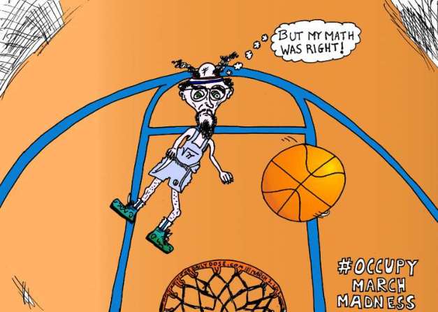 occupy march madness cartoon by laughzilla for thedailydose