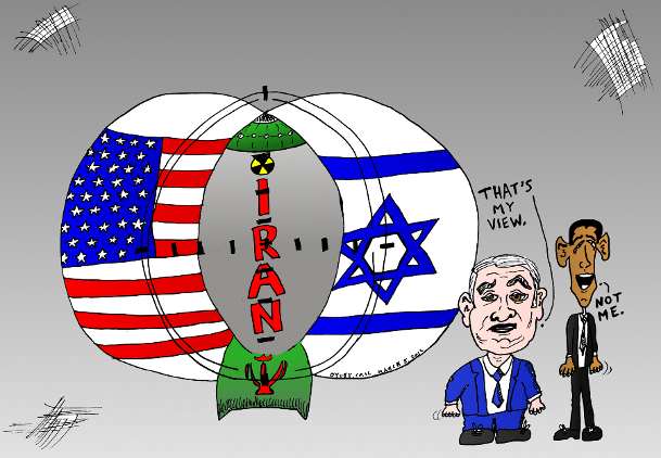 nuclear iran cartoon by laughzilla for oy vey and the daily dose